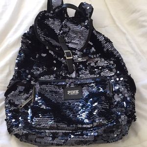 Black sparky Victoria Secret Back-pack